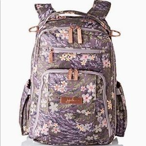 Ju-Ju-Be- Multi-Functional Structured Backpack/Diaper Bag - Sakura at Dusk